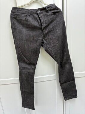 RUDE Men Slouch Skinny Charcoal Jeans 32x32
